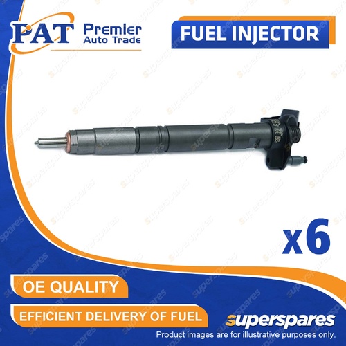 6 Pcs PAT Fuel Injectors for Audi A4 B8 A5 8T A6 Allroad C7 A7 4G A8 D4 Q5 8R