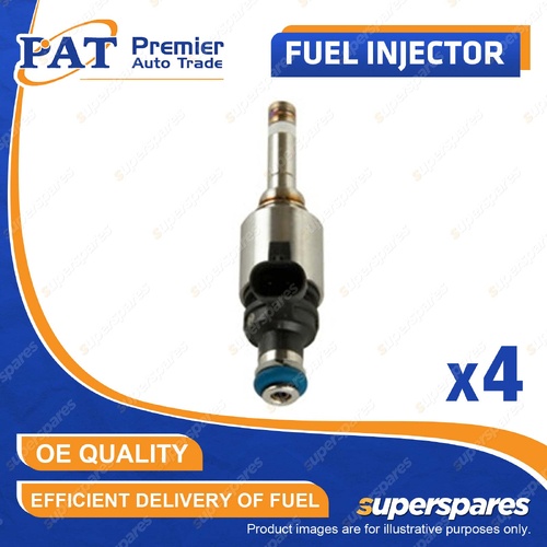4 Pcs PAT Fuel Injectors for Volkswagen Lupo 6X Polo 9N 1.4L AUA BBY 2001-2006