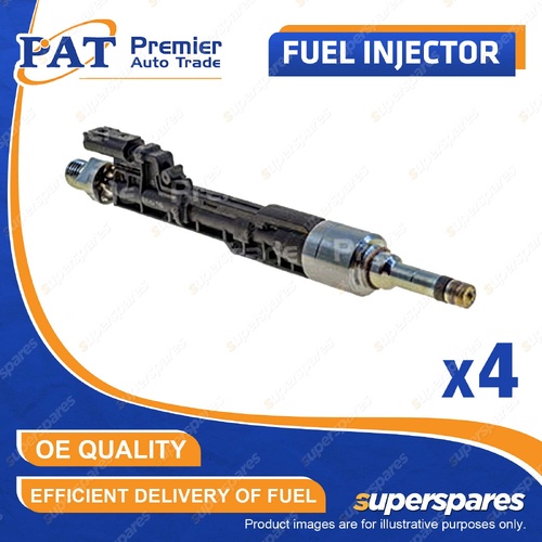 4 Pcs PAT Fuel Injectors for BMW 125i F20 320i 328i F30 F34 520i 528i F10 F11