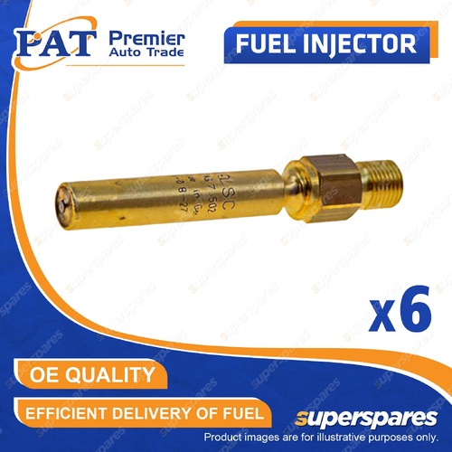 6 Pcs PAT Fuel Injectors for Mercedes Benz 300CE C124 300E W124 300TE S124 3.0L