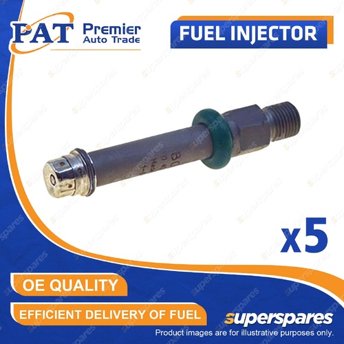 5 Pcs PAT Fuel Injectors for Audi 80 B4 90 B3 100 C3 C4 200 C3 A6 C4 2.3L