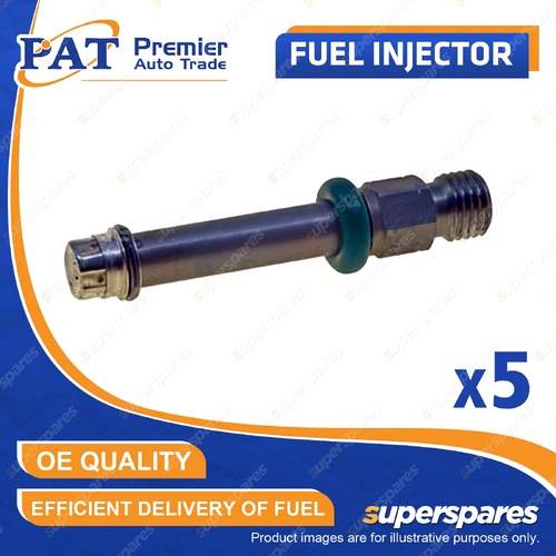 5 Pcs PAT Fuel Injectors for Audi 100 200 C3 2.2L 2.3L KU KG MC 1984-1986