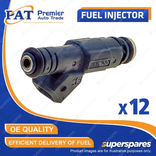 12 Pcs PAT Fuel Injectors for BMW 750i 750iL E32 E38 850Ci 850CSi 850i E31 Lucas