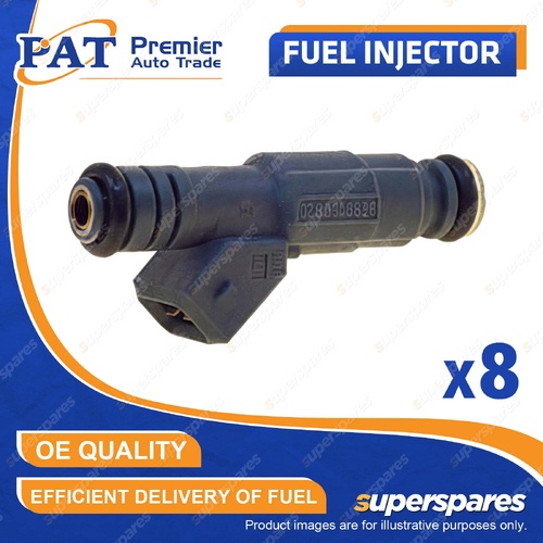 8 Pcs PAT Fuel Injectors for BMW 535i 540i E39 735i 735iL E38 740i 740iL X5 E53