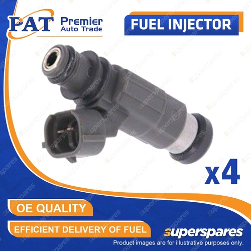 4 Pcs PAT Fuel Injectors for Mitsubishi Lancer Cargo CE MX S Mirage CE 1.3L 1.5L