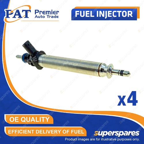4 Pcs PAT Fuel Injectors for Benz GLA X156 H247 GLB X247 GLC X253 SLC SLK R172