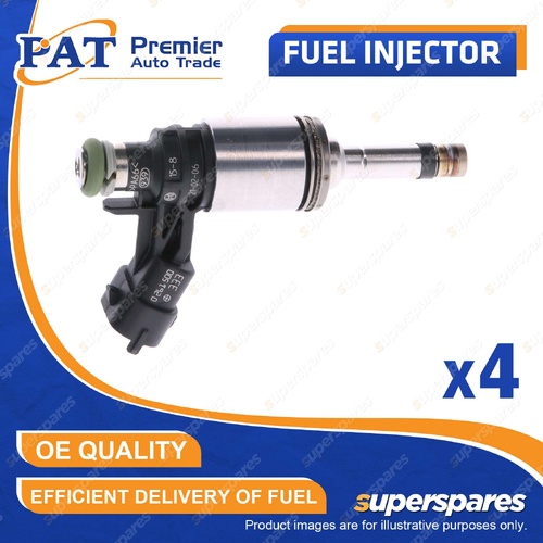 4 Pcs Fuel Injectors for Land Rover Range Rover Evoque L538 Discovery Sport LC