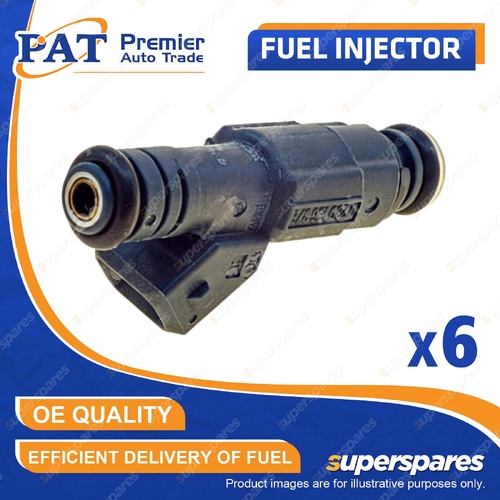 6 Pcs PAT Fuel Injectors for Holden Commodore VN VG VP VR Statesman VQ VR 3.8L