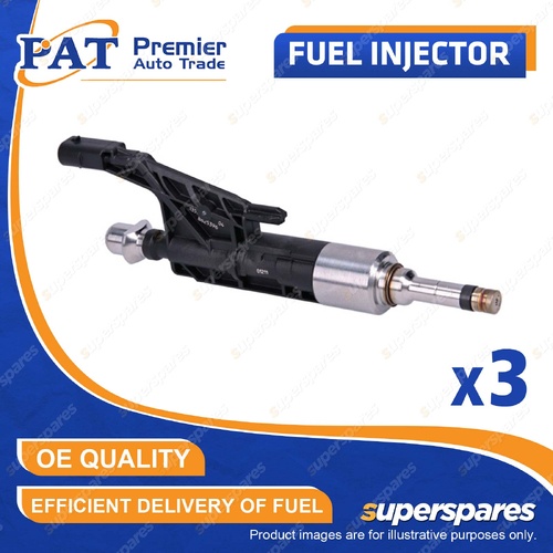 3 Pcs PAT Fuel Injectors for Mini F57 Cooper S F60 Countryman 1.5L 15-19