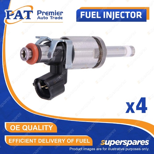 4 Pcs PAT Fuel Injectors for Mazda 3 Axela BL BM BN CX-3 DK CX-5 KE KF MX5 ND