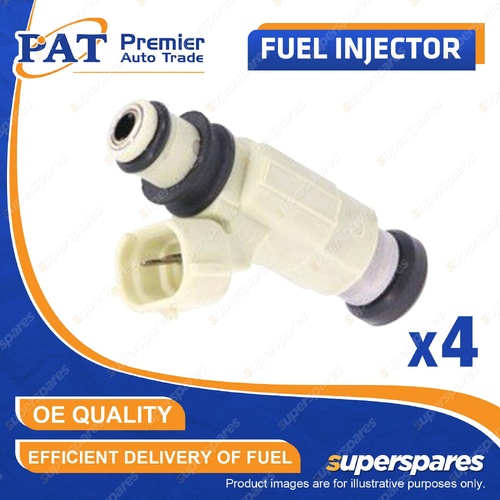 4 Pcs Fuel Injectors for Mitsubishi Lancer CH Outlander ZE Pajero IO QA Airtrek