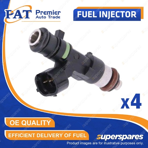 4 Pcs PAT Fuel Injectors for Mitsubishi Triton GL GLX ML MN MQ MR 2.4L 4G64 16V