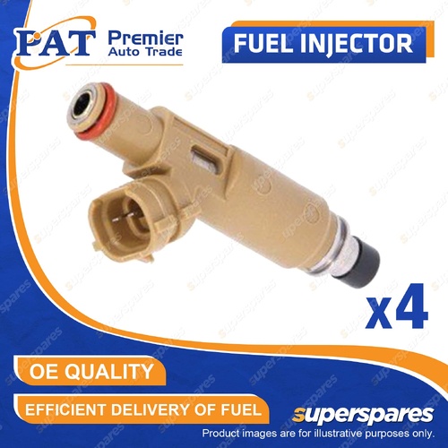 4Pcs Fuel Injectors for Toyota RAV4 SXA10 SXA11 SXA15 SXA16 Spacia Townace Vista