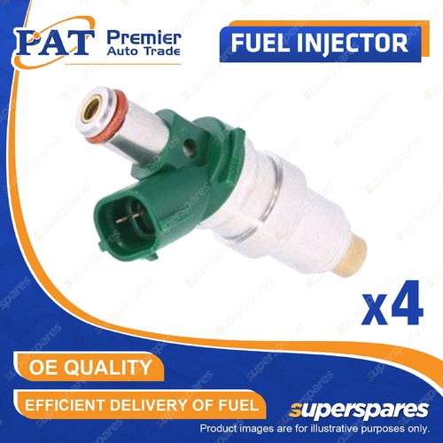 4 Pcs PAT Fuel Injectors for Toyota Cynos Alpha Paseo EL44R EL54R Starlet EP91R