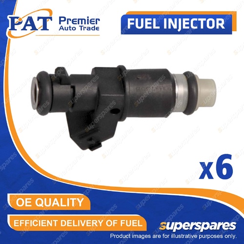 6 Pcs PAT Fuel Injectors for Honda Accord CM6 MDX YD1 3.0L 3.5L J30A4 J35A5