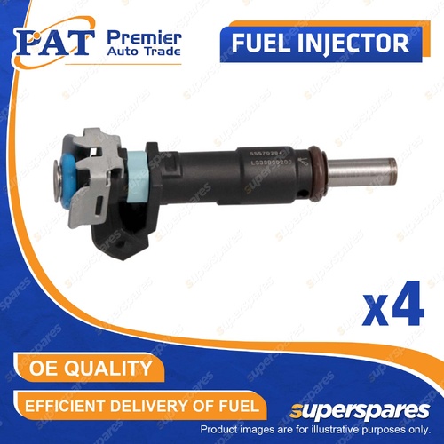 4 Pcs PAT Fuel Injectors for Holden Cruze JH 1.8L F18D4 LUW 03/2013-10/2016