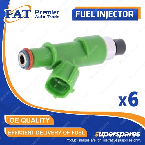 6 Pcs PAT Fuel Injectors for Subaru Legacy Liberty BN BM Outback BR BS Tribeca