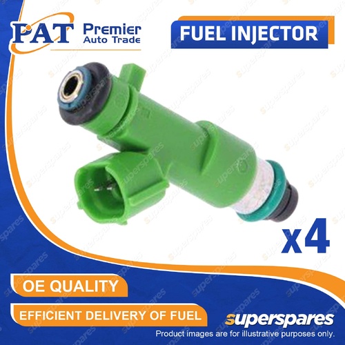 4 Pcs PAT Fuel Injectors for Nissan Caravan E25 NV350 E26 Silk E25 2.0L 2.5L