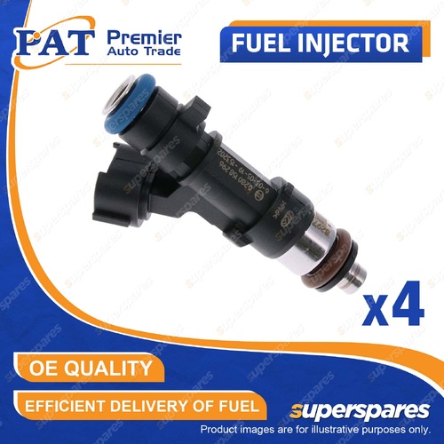 4 Pcs PAT Fuel Injectors for Nissan Pulsar C12 B17 Sylphy B17 1.8L MRA8DE 12-21