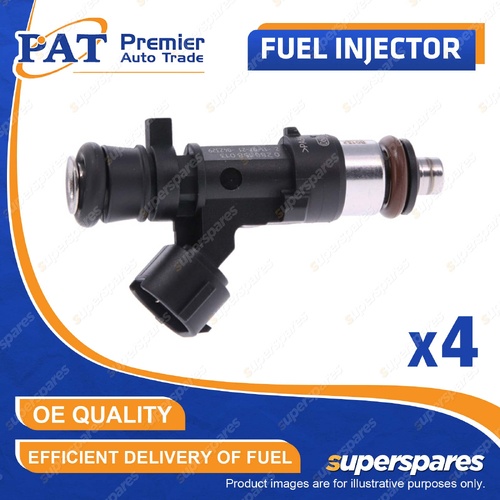 4 Pcs PAT Fuel Injectors for Nissan Micra March K12E 1.4L CR14DE 06/2005-04/2007