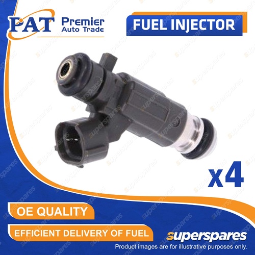4 Pcs PAT Fuel Injectors for Nissan Navara DX ST D22 2.4L KA24DE I4 16V 99-05