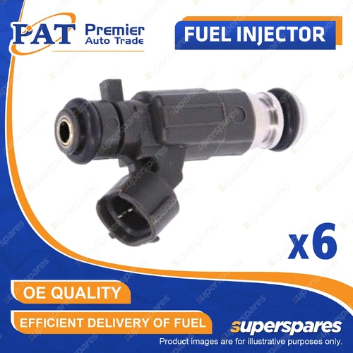 6 Pcs PAT Fuel Injectors for Nissan 350Z Z33 Elgrand E51 Fairlady Maxima Skyline
