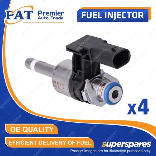4 Pcs PAT Fuel Injectors for Skoda Fabia Roomster 5J Yeti 5L Rapid NH 1.2L CBZB