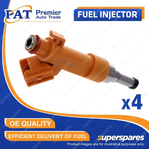 4 Pcs PAT Fuel Injectors for Lexus GS IS NX RC RX 200T 300 300H 2.0L 2.5L 13-21