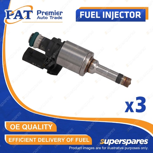 3 Pcs PAT Fuel Injectors for Skoda Fabia NJ 1.0L Turbo CHZB CHZC 2017-2023