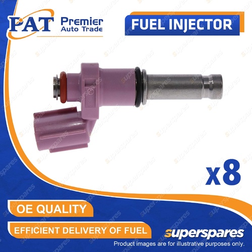 8 Pcs PAT Fuel Injectors for Lexus IS F USE20R 5.0L 2URGSE V8 32V 2007-2015