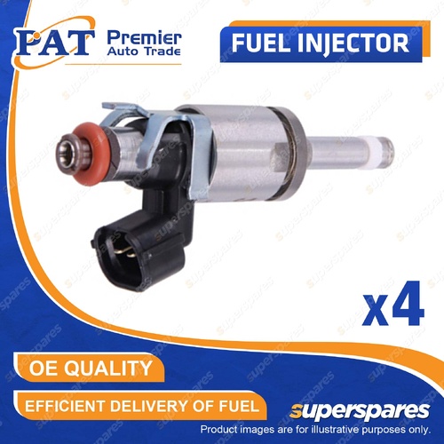4 Pcs PAT Fuel Injectors for Mazda Mazda 2 Demio DE DL MX5 ND 1.5L P5 14-19