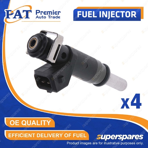 4 Pcs PAT Fuel Injectors for BMW 1 3 Series E46 E87 E90 E91 1.6L 1.8L 2.0L