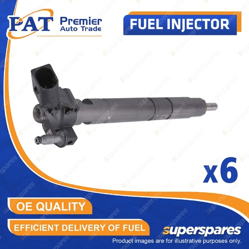 6 Pcs PAT Fuel Injectors for Audi A6 C7 A7 4G SQ5 8R 3.0L 2013-2019