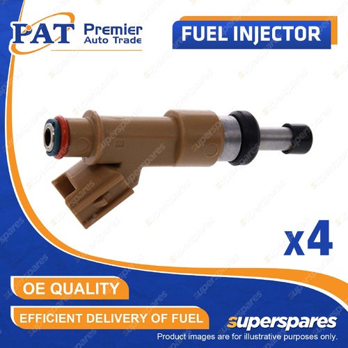 4Pcs Fuel Injectors for Toyota Hiace TRH 214 221 223 201 Hilux TGN121 Regius Ace