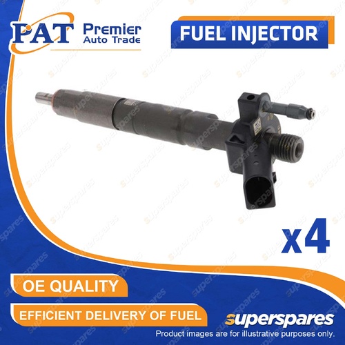 4 Pcs PAT Fuel Injectors for BMW 123d E82 E87 E88 X1 xDRIVE 23d E84 2.0L N47D20D