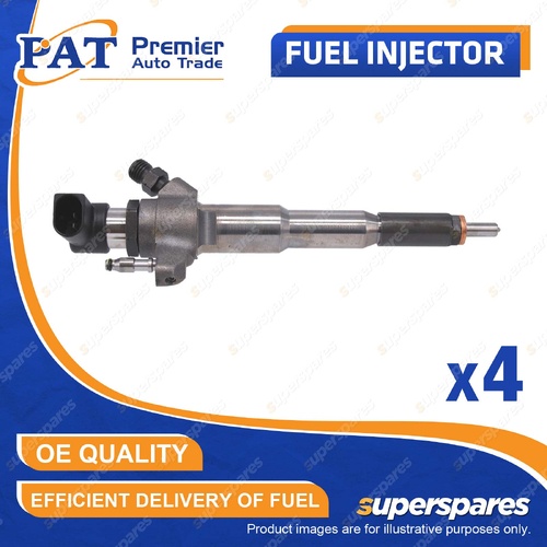 4 Pcs PAT Fuel Injectors for Nissan Navara D23 NP300 2.3L M9T 2015-On