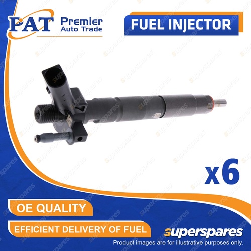 6 Pcs PAT Fuel Injectors for BMW 530d G30 G31 7 Series G11 G12 X Ser G01 G05 G06