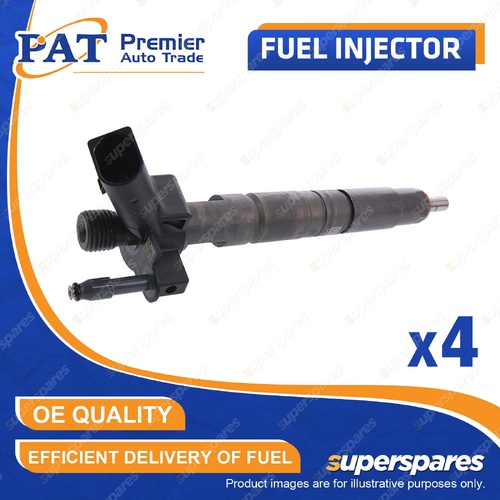 4 Pcs PAT Fuel Injectors for BMW 120d E87 320d E90 E91 E92 E93 X1 E84 2.0L