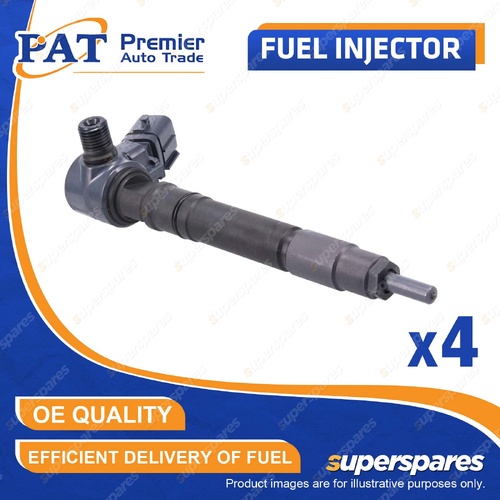 4 Pcs PAT Fuel Injectors for Toyota Hilux GUN 126 136 156 Prado GDJ150 Fortuner