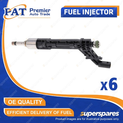 6 Pcs PAT Fuel Injectors for Audi RS4 B9 RS5 F5 2.9L DECA V6 24V 2017-2025