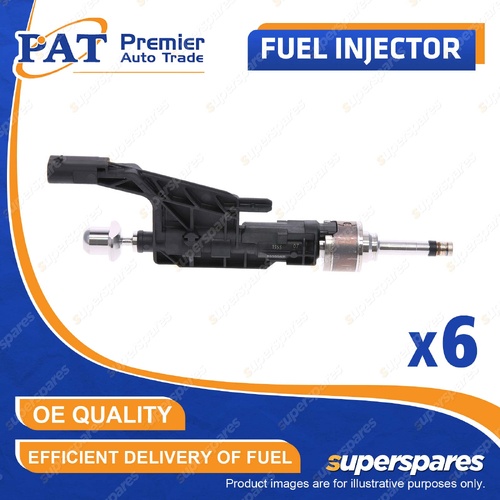 6 Pcs PAT Fuel Injectors for BMW 2 3 4 7 8 X Series G11 G12 G14 G15 G16 G20 3.0L