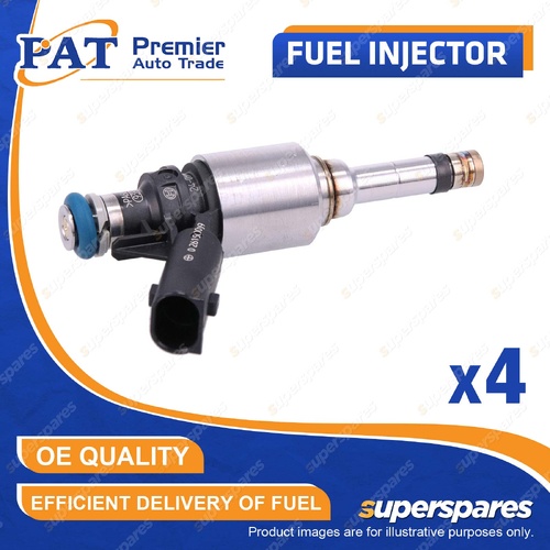 4 Pcs PAT Fuel Injectors for Kia Optima JF Sportage QL 2.4L G4KJ I4 2015-2021