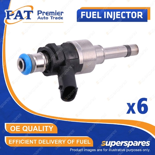6 Pcs PAT Fuel Injectors for Hyundai Palisade LX 3.8L G6DN V6 24V 2020-On