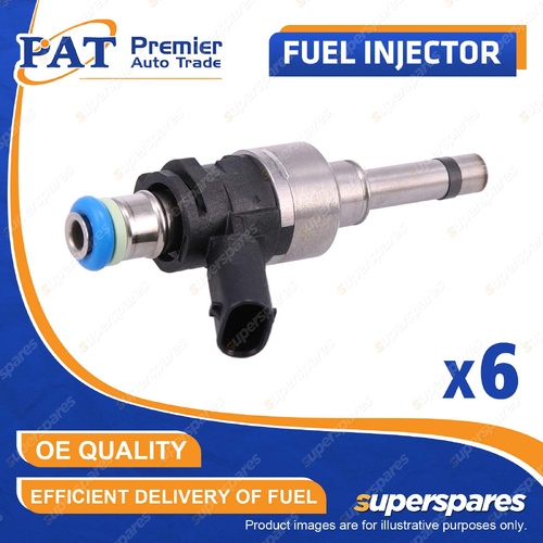 6 Pcs PAT Fuel Injectors for Kia Stinger CK 3.3L G6DP V6 24V 2017-2023