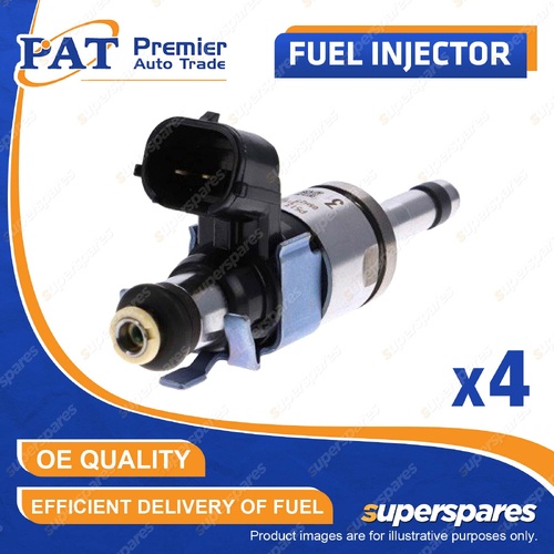 4 Pcs PAT Fuel Injectors for Mazda 2 DJ DL 200 1.5L P5-VPS I4 16V 2017-2021