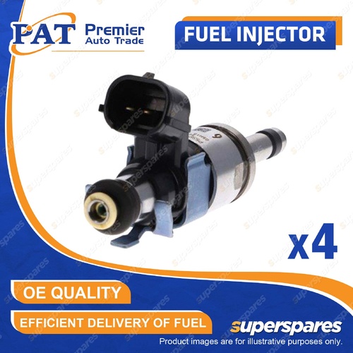 4 Pcs PAT Fuel Injectors for Mazda 2 DJ DL 200 1.5L P5-VPS I4 16V 2021-On