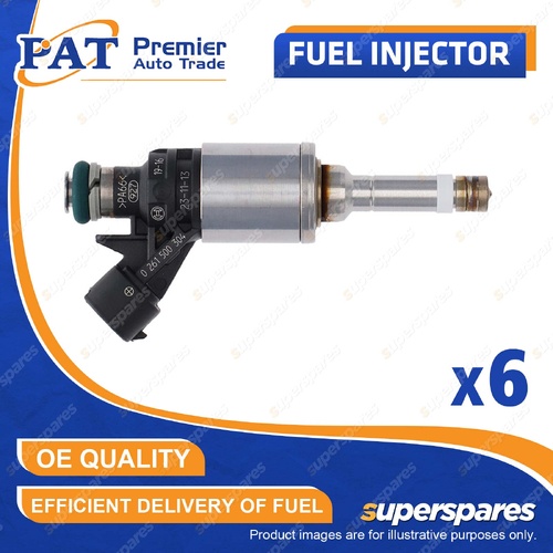 6 Pcs PAT Fuel Injectors for Nissan Pathfinder R52 3.5L VQ35DD 2017-2021