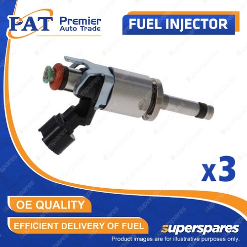 3 Pcs PAT Fuel Injectors for Nissan Juke F15 1.2L HR12DDT SUV Compact 2015-2020
