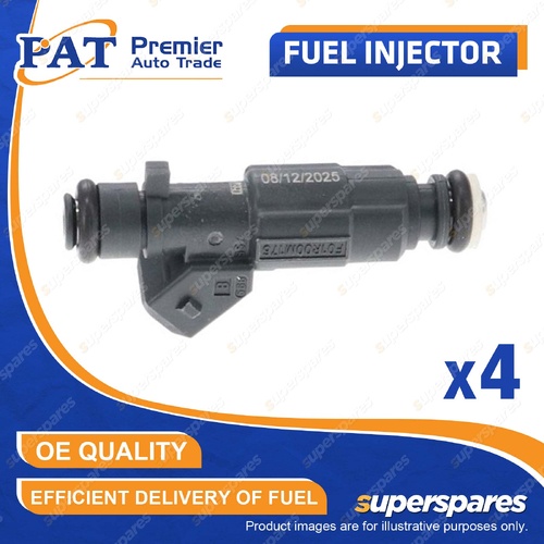 4 Pcs PAT Fuel Injectors for MG 3 Auto ZS Soul 1.5L 15S4U NSE 2017-2025