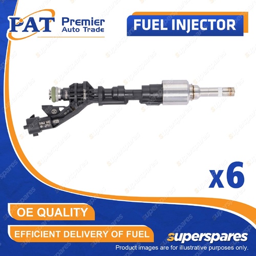 6 Pcs PAT Fuel Injectors for Land Rover Discovery Series 4 Range Rover LG LW